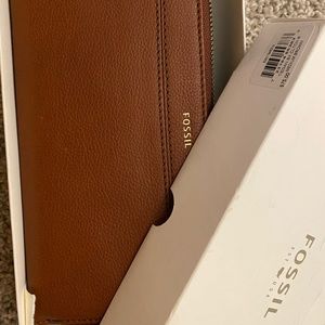 Brown Fossil Wallet Brand New